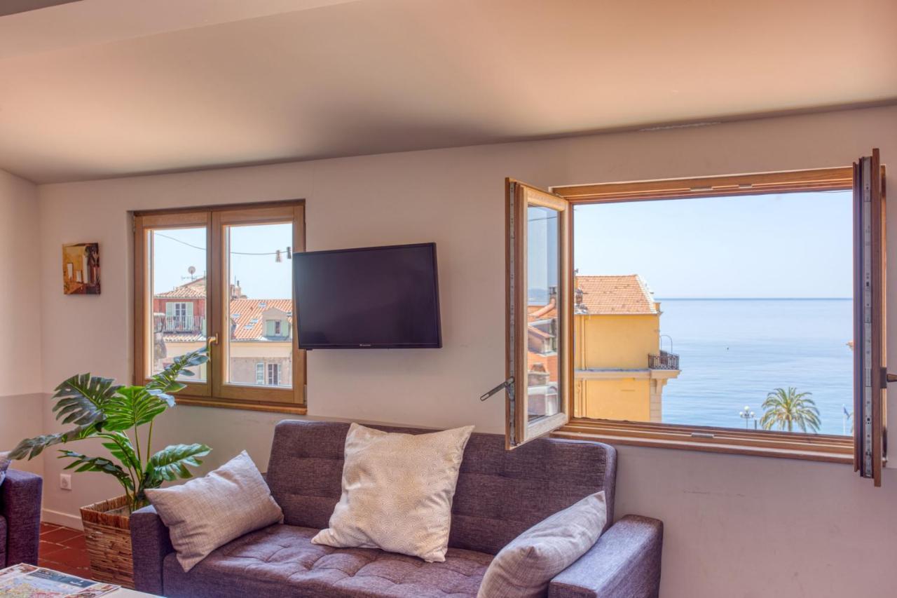 Le Gilly 6 - F3 Exceptionnel, Vue Mer, Moderne, Climatisation, Vieux-Nice Buitenkant foto