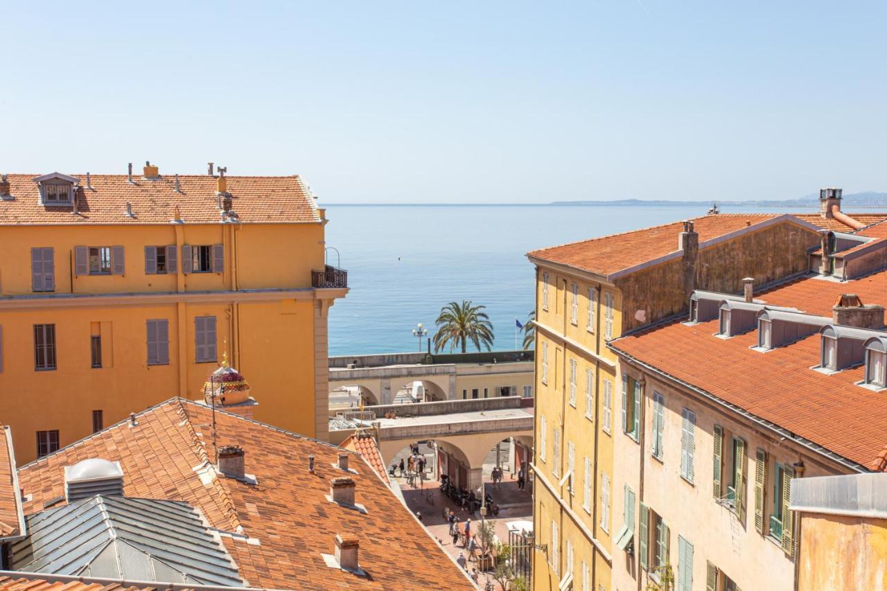 Le Gilly 6 - F3 Exceptionnel, Vue Mer, Moderne, Climatisation, Vieux-Nice Buitenkant foto